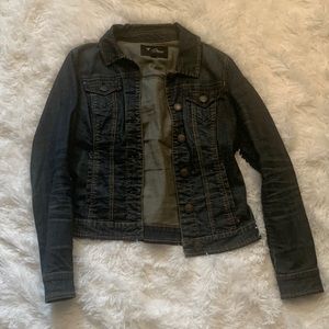GUESS dark wash jean jacket
